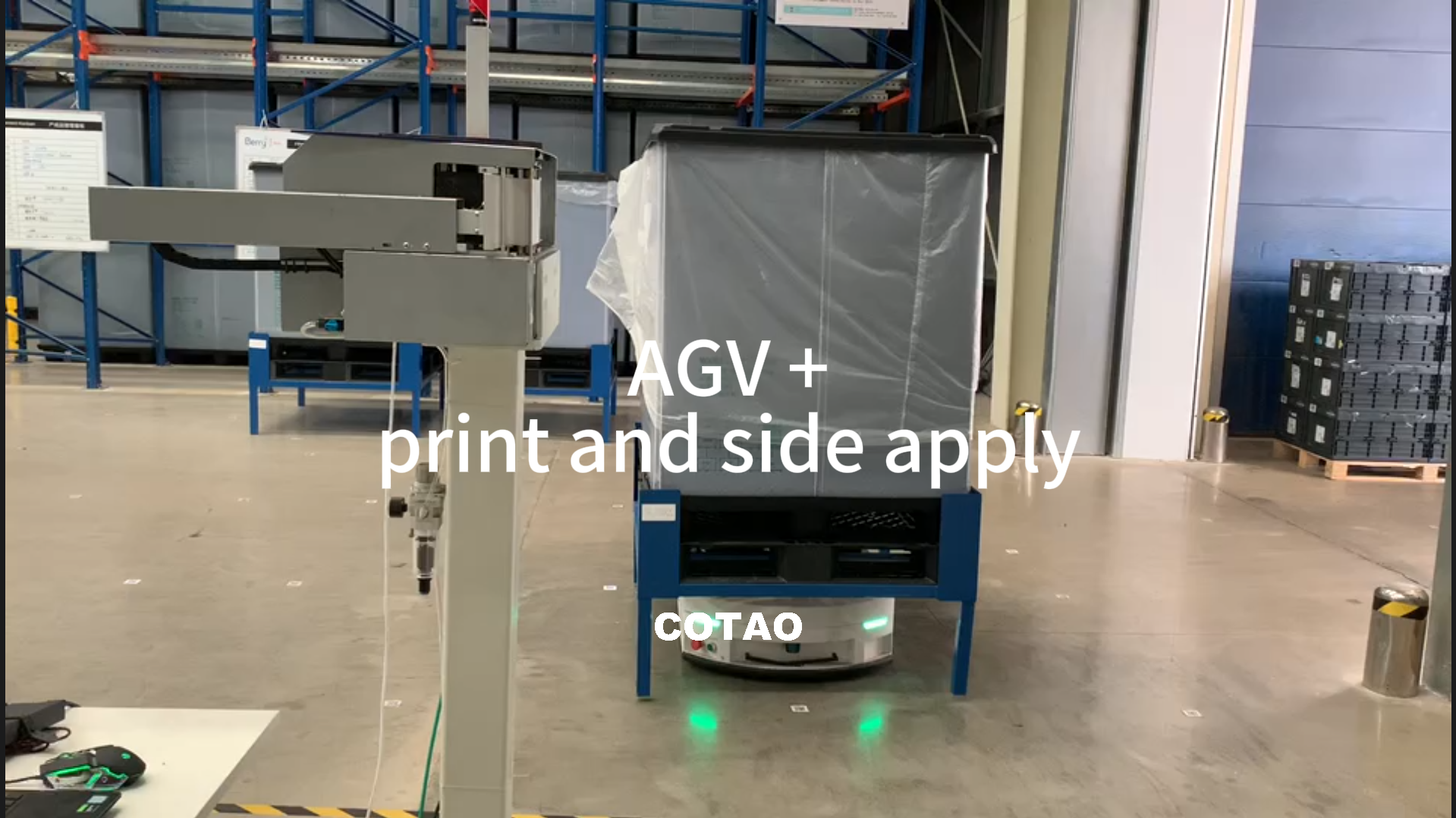 H400A High Printer Applicator – AGV print and apply